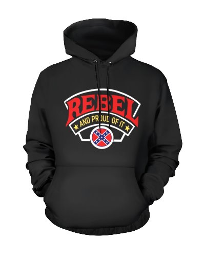 Rebel and Proud of It premium polyester men's hoodie